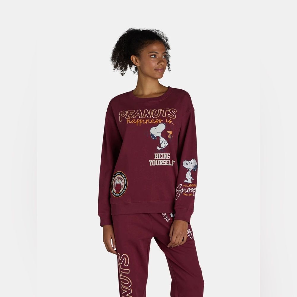 Peanuts Snoopy Social Club Coord Sweatsuit